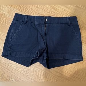 Women’s shorts; navy